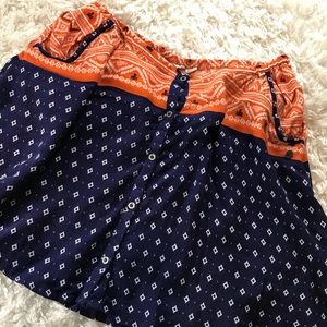 🛍3 FOR $25- ROXY- CASUAL CIRCLE SKIRT 🧡💙